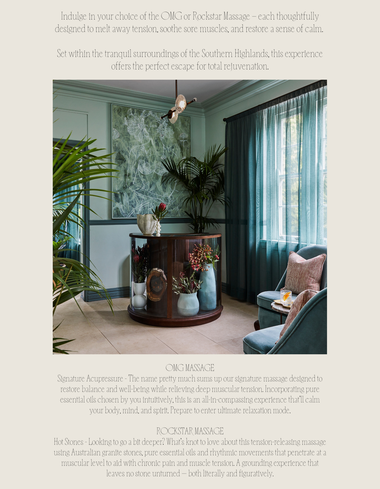 Massage at Osborn House Day Spa