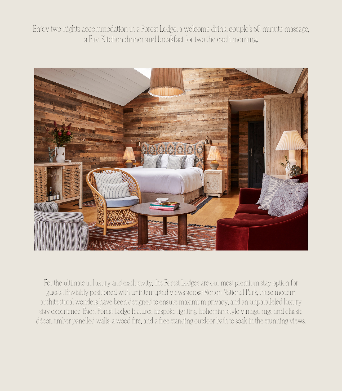 Forest Lodge Retreat: Two Nights at Osborn House