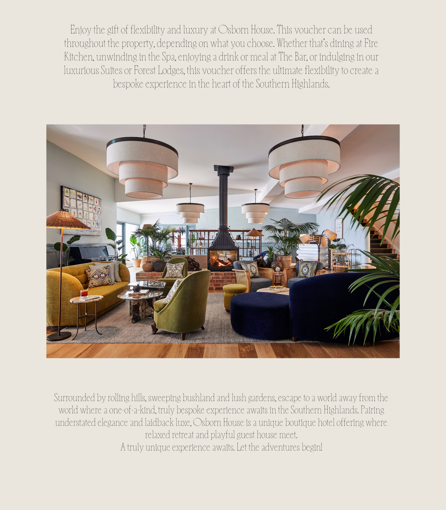Osborn House Gift Certificate